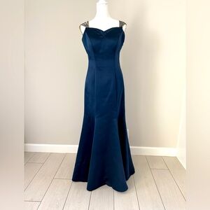 JJ’sHouse Trumpet/Mermaid Floor-Length Evening Dress With Sequins Beading Size 6